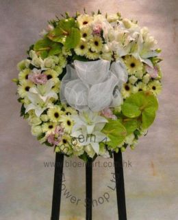 Mixed Floral Wreath - CODE 94994